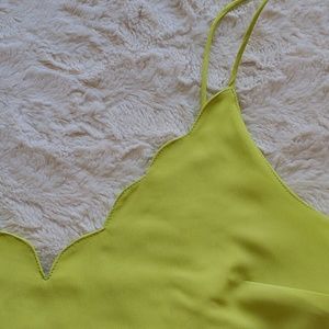 Topshop Scalloped V-Neck Cami